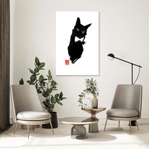 Obraz na plátne Elegantná mačka - Péchane Rozmery: 40 x 60 cm