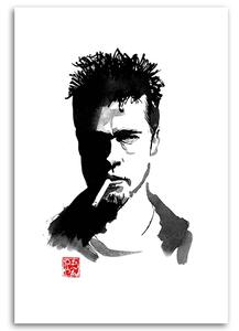 Obraz na plátne Klub bitkárov, drsný Brad Pitt - Péchane Rozmery: 40 x 60 cm