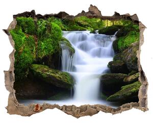 Nálepka fototapeta 3D výhled Vodopád v lese nd-k-73819972