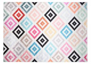Trendový koberec s farebným geometrickým vzorom Šírka: 160 cm | Dĺžka: 230 cm