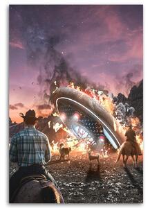 Obraz na plátne Vesmírna loď - Alex Griffith Rozmery: 40 x 60 cm