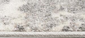 Krémový dizajnový koberec so sivým abstraktným vzorom Šírka: 80 cm | Dĺžka: 150 cm