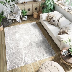Dizajnový koberec s abstraktným vzorom v krémovej farbe Šírka: 80 cm | Dĺžka: 150 cm
