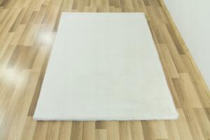 Detský plyšový koberec CHRISTIANIA - biely