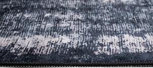 Tmavý trendový koberec s protišmykovou úpravou Sivá Šírka: 80 cm | Dĺžka: 150 cm