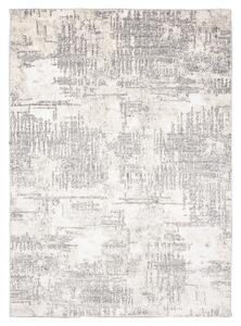 Krémový dizajnový koberec so svetlým sivým vzorom krémová Šírka: 80 cm | Dĺžka: 150 cm