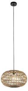 Orientálne závesné svietidlo bambusové 44 cm - Amira