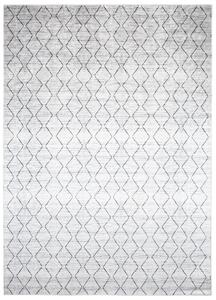 Svetlý sivý moderný koberec s jednoduchým vzorom Sivá Šírka: 80 cm | Dĺžka: 150 cm