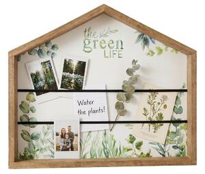 Nástenná doska na fotografie GREEN LIFE, prírodná