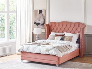 Manželská posteľ 140 cm Aidan (ružová) (s roštom). Vlastná spoľahlivá doprava až k Vám domov. 1077846