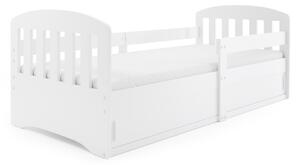 Detská posteľ CLASA, 80x160, biela