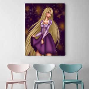 Obraz na plátne Rapunzel - Crislainy Reis Silva Rozmery: 40 x 60 cm