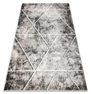 Moderný koberec MATEO 8031/944 Trojuholníkový vzor, sivo - béžový