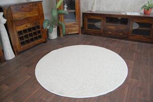 Šnúrkový okrúhly koberec CASABLANCA krémový