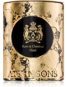 Atkinsons Rum & Chestnut Duet vonná sviečka 200 g