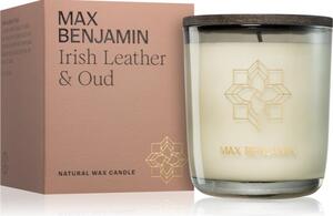 MAX Benjamin Irish Leather & Oud vonná sviečka 210 g