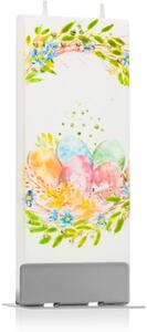 Flatyz Holiday Easter Eggs In Floral Nest dekoratívna sviečka 6x15 cm