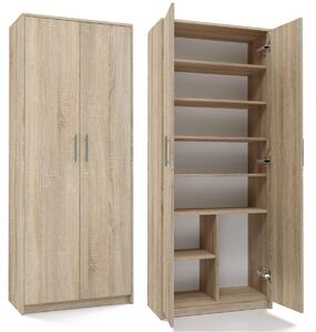 TP Living Kancelarska knižnica OLIV 2D dub sonoma
