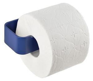 Modrý nástenný kovový držiak na toaletný papier Ume – Zone
