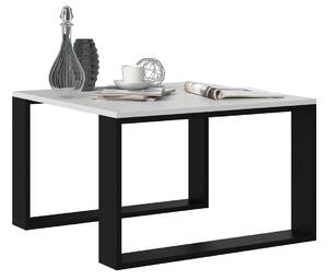 TP Living Konferenční stolek LAWA bílo-černý