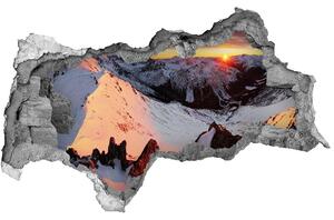 Samolepiaca diera nálepka Hory v zime nd-b-94339493
