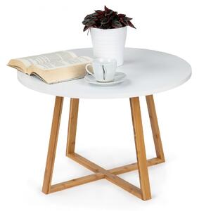 MODERNHOME Odkladací stolík Alva 60 cm biely