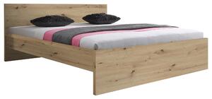 POSTEĽ, 140/200 cm dub artisan Carryhome - Postele