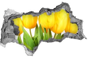 Samolepiaca diera na stenu Žlté tulipány nd-b-50296445
