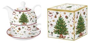 Kristian Samson Christmas TREE Tea for one 480264-11 - Šálka s pošálkou