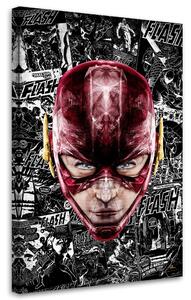 Obraz na plátne Flash červená tvár superhrdinu - Rubiant Rozmery: 40 x 60 cm