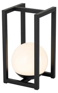 Vonkajšia stolná lampa čierna vrátane LED s dotykovým nabíjaním - Nowi