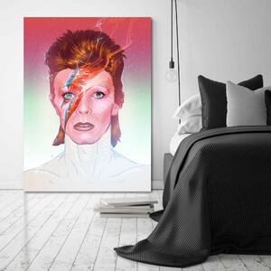 Obraz na plátne David Bowie farebný portrét - Nikita Abakumov Rozmery: 40 x 60 cm