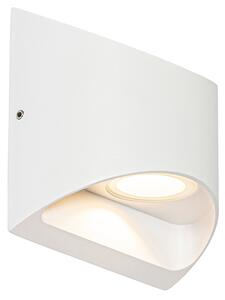 Moderné vonkajšie nástenné svietidlo biele vrátane LED 2 svietidiel IP54 - Mal