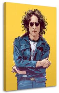 Obraz na plátne Hudba John Lennon vo farbe - Nikita Abakumov Rozmery: 40 x 60 cm