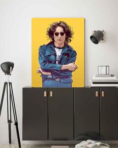 Obraz na plátne Hudba John Lennon vo farbe - Nikita Abakumov Rozmery: 40 x 60 cm