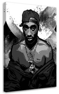 Obraz na plátne 2Pac, Tupac Shakur - Nikita Abakumov Rozmery: 40 x 60 cm