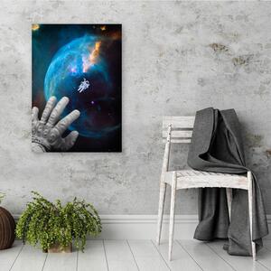 Obraz na plátne Ruka astronauta smerom k priepasti - Gab Fernando Rozmery: 40 x 60 cm