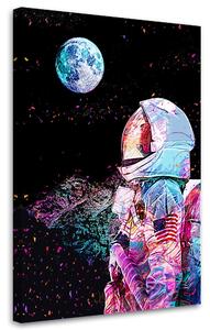 Obraz na plátne Astronaut a pohľad na planétu - Gab Fernando Rozmery: 40 x 60 cm