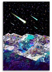 Obraz na plátne Modré padajúce hviezdy - Gab Fernando Rozmery: 40 x 60 cm