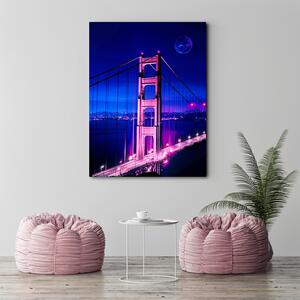 Obraz na plátne Ružový most - Gab Fernando Rozmery: 40 x 60 cm