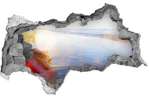 Nálepka fototapeta 3D výhľad Mušle na pláži