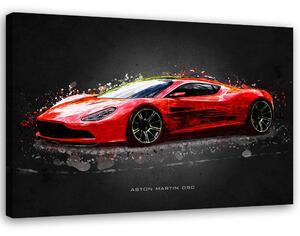 Obraz na plátne Červený Aston Martin - Gab Fernando Rozmery: 60 x 40 cm