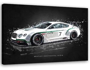 Obraz na plátne Bentley continental gt3r - Gab Fernando Rozmery: 60 x 40 cm