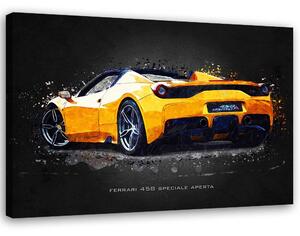 Obraz na plátne Ferrari 458 Aperta - Gab Fernando Rozmery: 60 x 40 cm