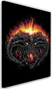 Obraz na plátne Pán prsteňov, démon Morgoth - Dr.Monekers Rozmery: 40 x 60 cm