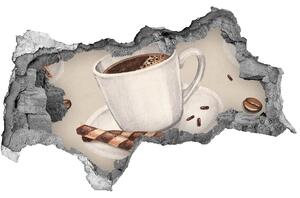 Samolepiaca nálepka betón Šálka kávy nd-b-57719216