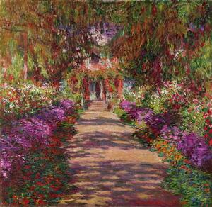 Obrazová reprodukcia Chodník v Monetovej záhrade, Giverny, 1902, Monet, Claude