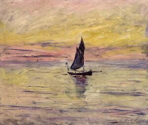 Monet, Claude - Umelecká tlač The Sailing Boat, Evening Effect, 1885, (40 x 35 cm)