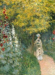 Obrazová reprodukcia Rose Garden, 1876, Monet, Claude