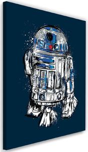 Obraz na plátne Star Wars, android R2D2 - Dr.Monekers Rozmery: 40 x 60 cm